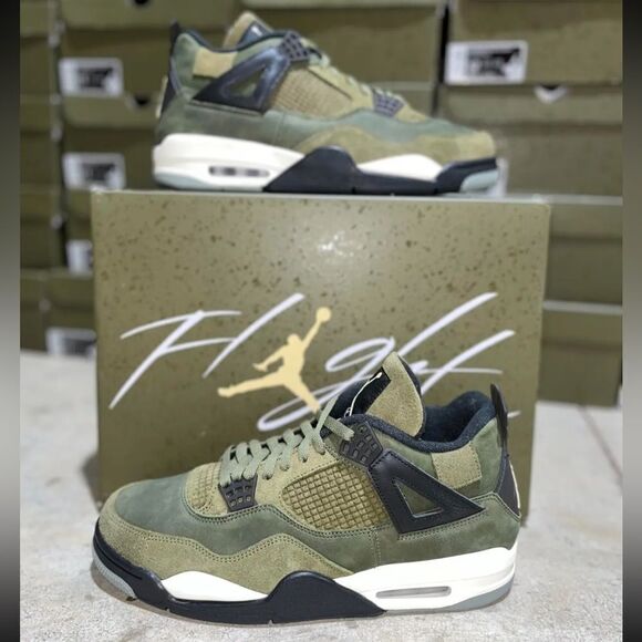 Nike Air Jordan 4 Craft Medium Olive black vanilla FB9927-200 size 8 - 14 main image 12